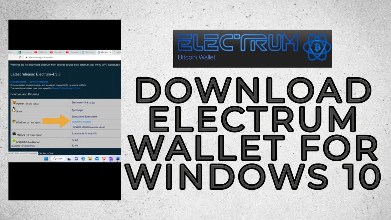 Download Electrum for Windows | helpbitcoin.fun