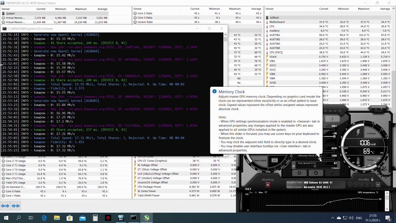 Mining Nexa (NEXA) on AMD RX XT - helpbitcoin.fun