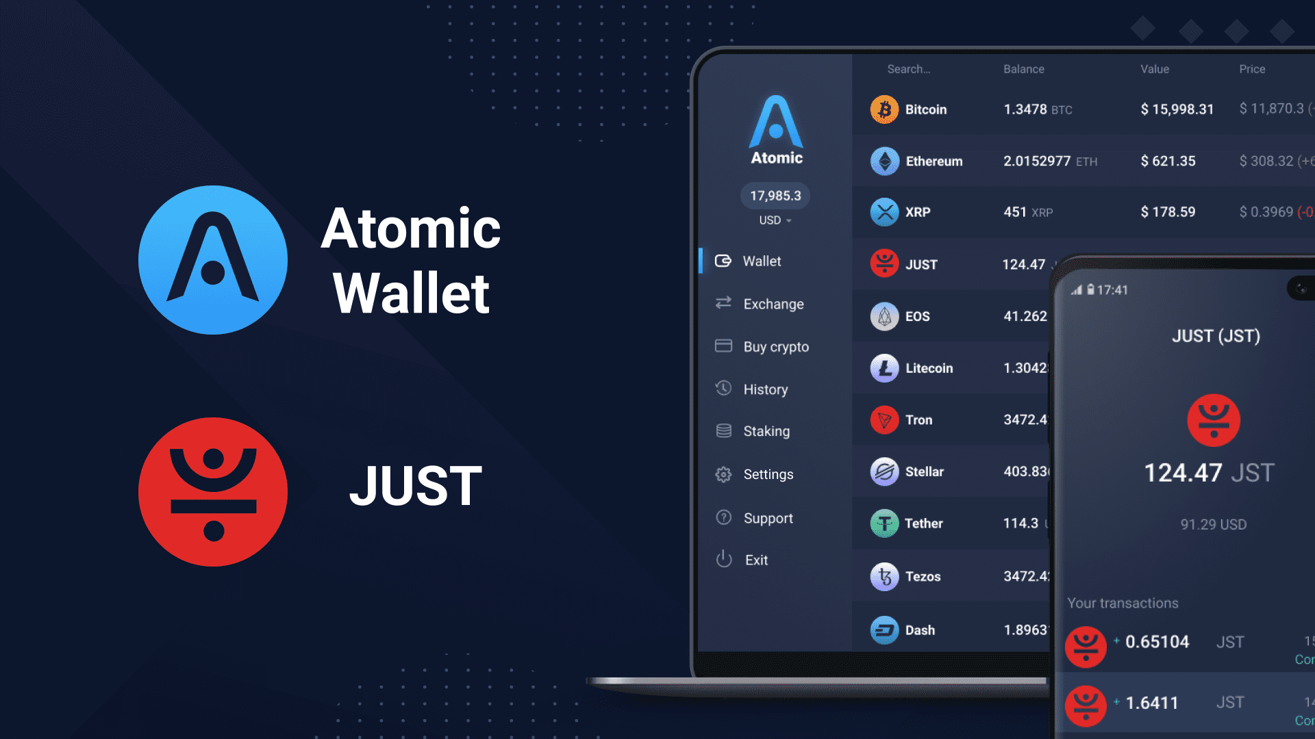 Get Atomic Wallet Airdrop worth $10