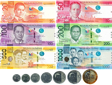 US Dollar to Philippine Peso or convert USD to PHP