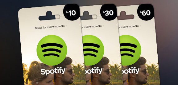 Spotify Gift Card 1 Month | Australia Account digital - Bitcoin & Lightning accepted