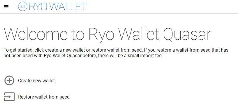 Ryo GUI Wallet | Cryptunit