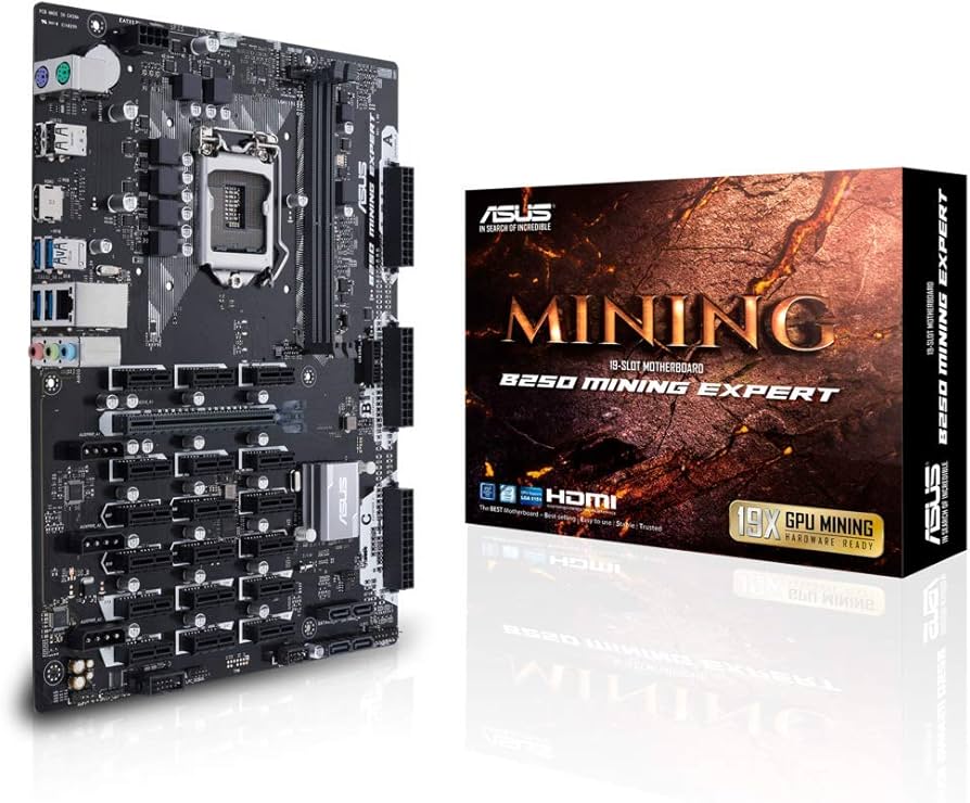 Asus B MINING EXPERT Intel LGA (Socket H4) ATX Motherboard 90MB0VY0-M0EAY0