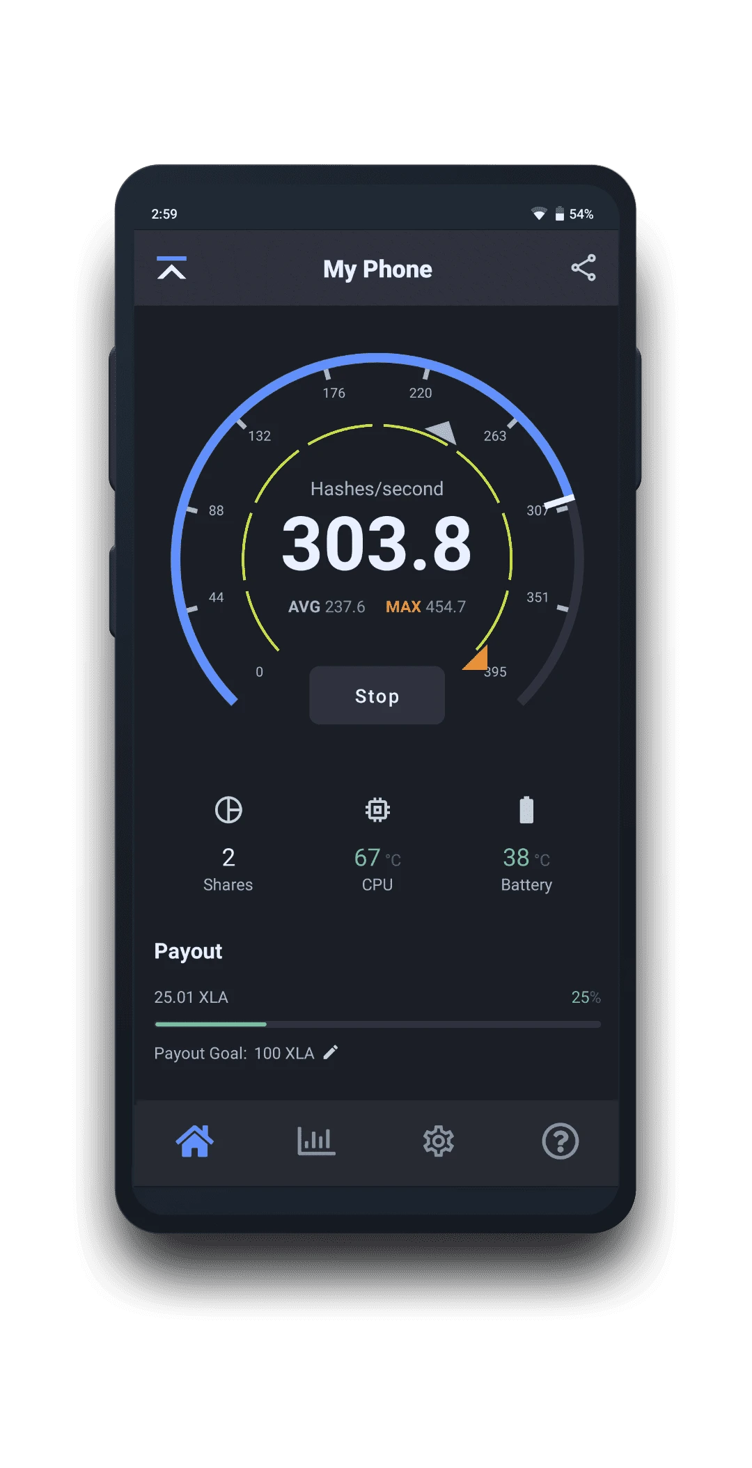 Scala (XLA) mining calculator - solo vs pool profitability | CryptUnit