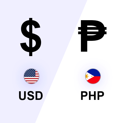 1 USD to PHP - US Dollars to Philippine Pesos Exchange Rate