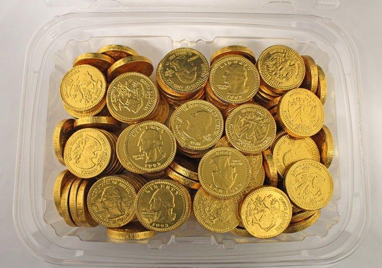 Gold Chocolate Coins g – Inverloch Lolly Shop Treat Time