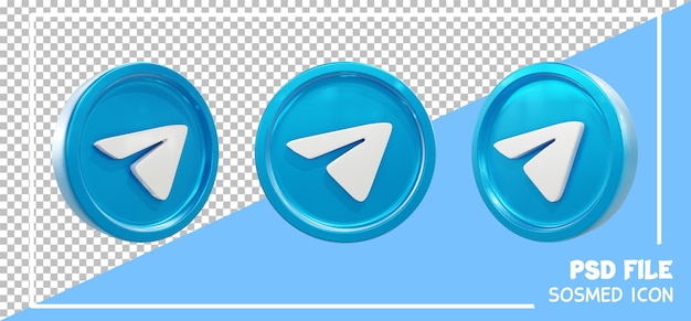 Telegram Icon PNG Images