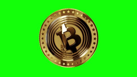 3d bitcoin cryptocurrency coin, spinning | Stock Video | Pond5