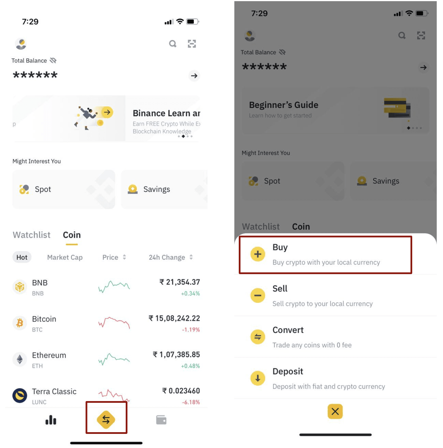 How to buy Bitcoin on Binance in ? - CoinCodeCap