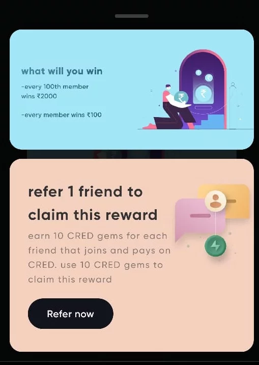 Cred Referral Code (Link Inside) Get UPTO ₹ signup ()