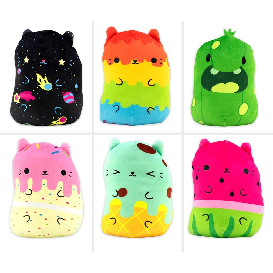 Buy - Cats Vs Pickles Plush Jumbo 9-Inch Multicolor On Vegetable Souk