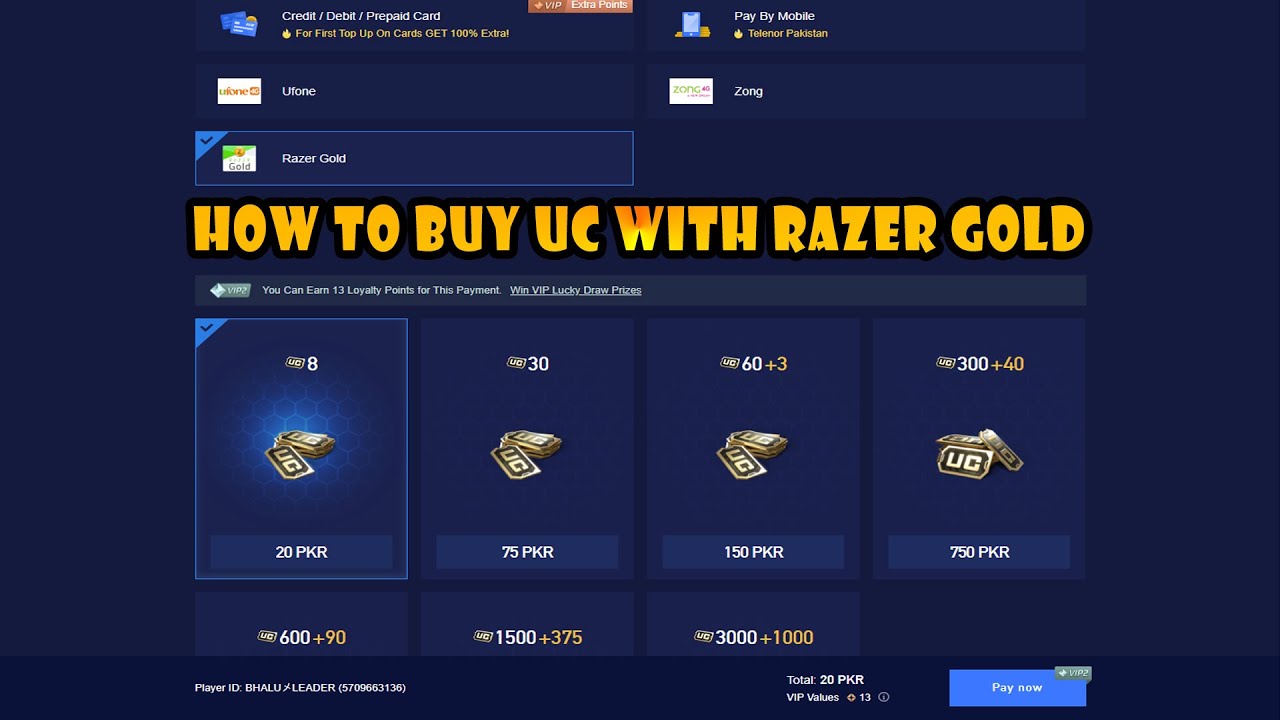 Buy Razer Gold Pin ~ Get Lowest Price & Instant Delivery