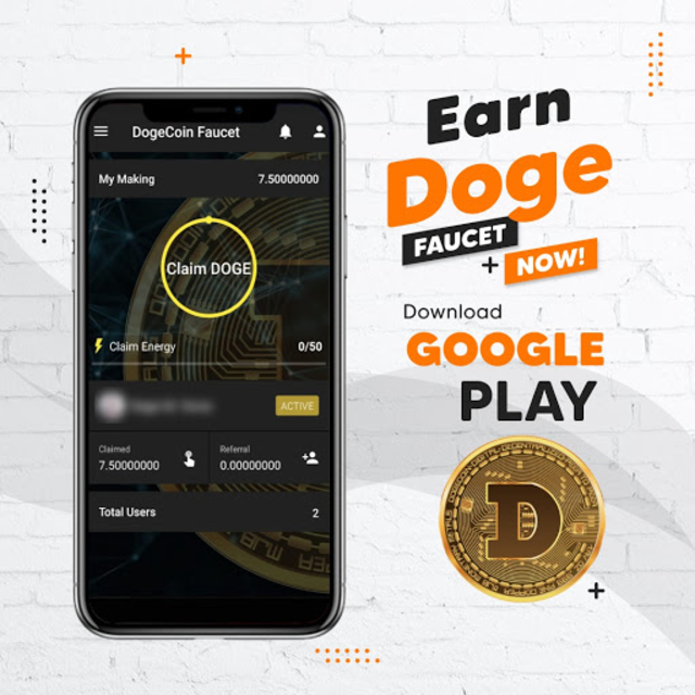 App Earn Dogecoin Faucet Android app - helpbitcoin.fun