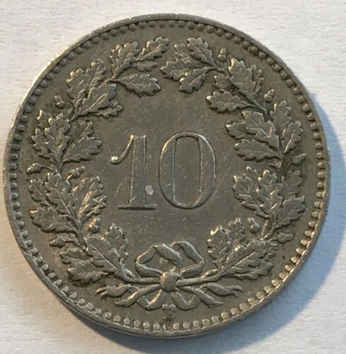 Coin, Switzerland, 10 Rappen, , Bern, , Copper-nickel, KM