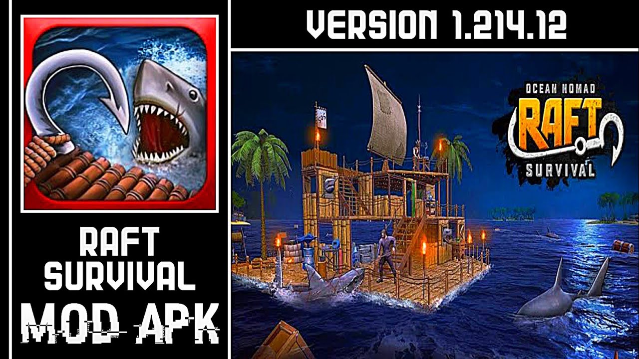 Raft Survival: Ocean Nomad MOD APK v (Free Crafting, Unlimited Coins) Download