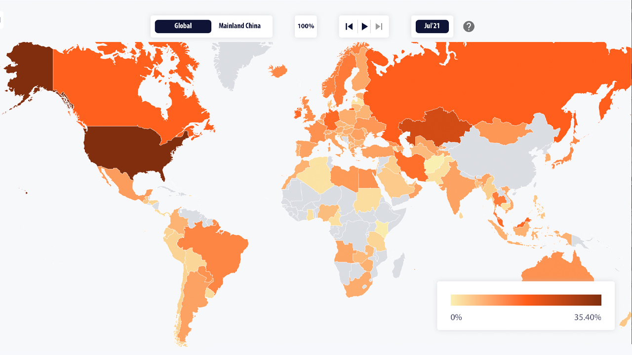 Bitcoin mining by country | Statista