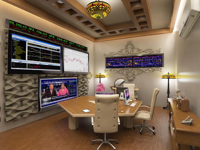 Design a high tech stock trading room | Freelancer