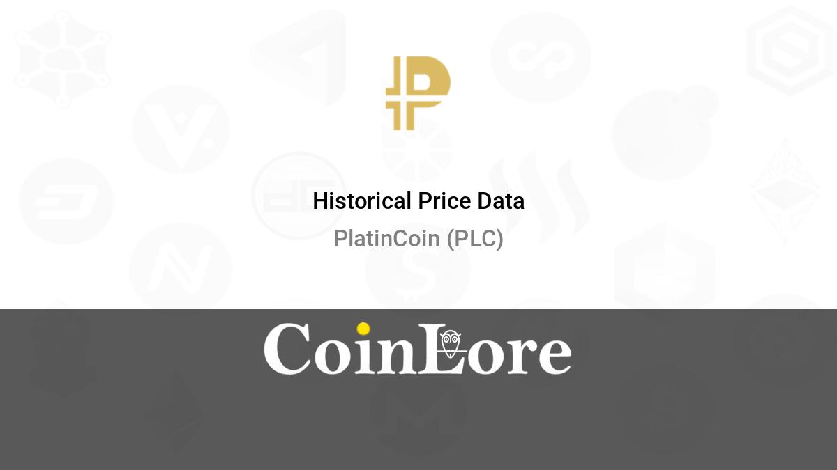 PLATINCOIN price today, PLC to USD live price, marketcap and chart | CoinMarketCap