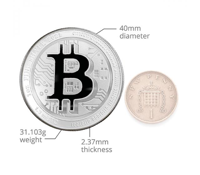 1 oz Silver Bitcoin First Edition ()