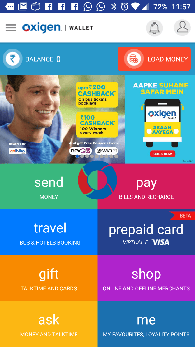 Oxigen: About Online Payment Service (FAQ) | CreditMantri