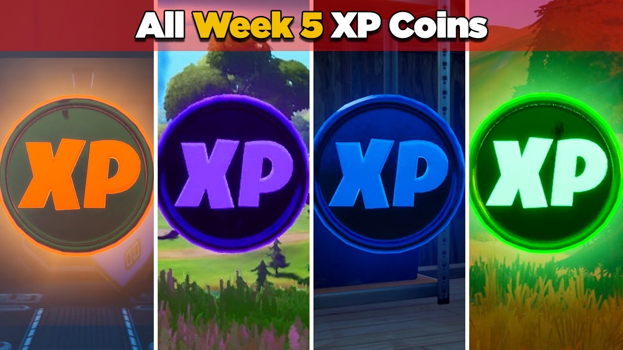 All Fortnite Season 4 Week 5 XP Coin Locations