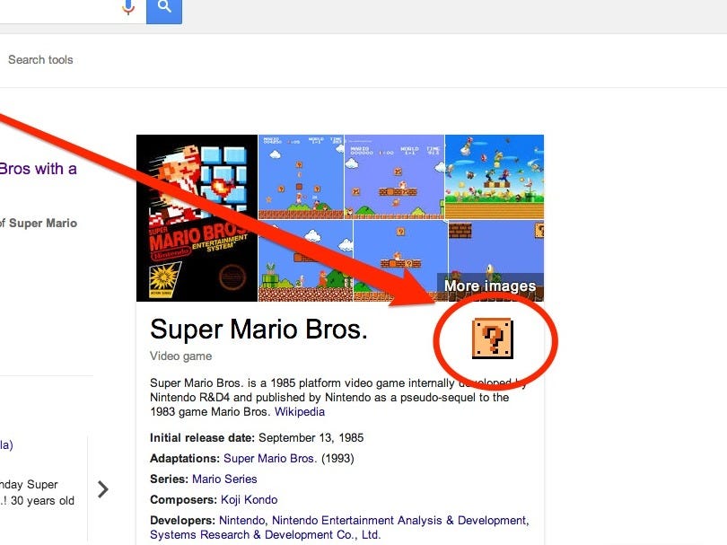 Google levels up Search with this Mario Day Easter egg