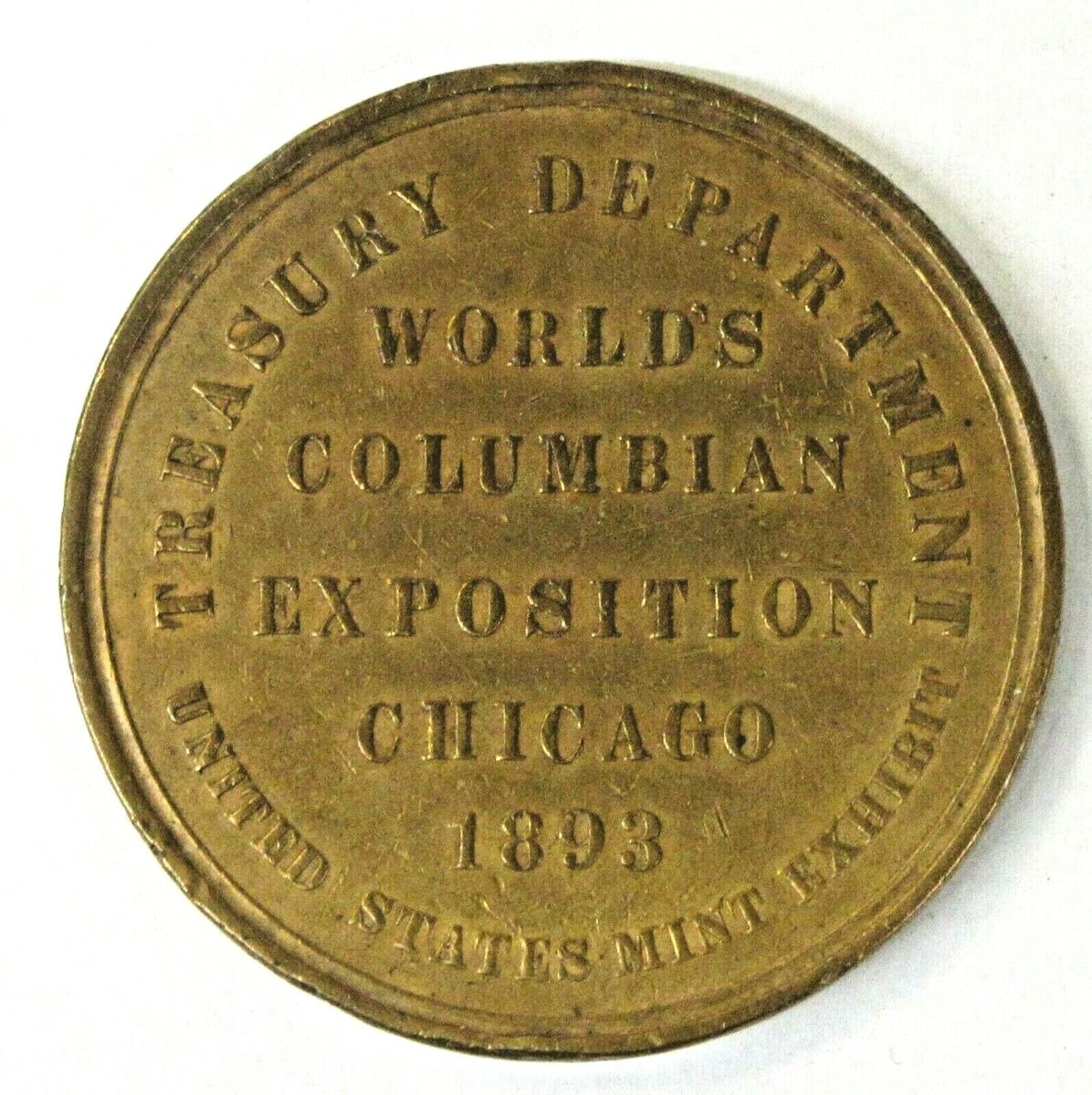 U.S. Official Medal - World's Columbian Exposition Chicago