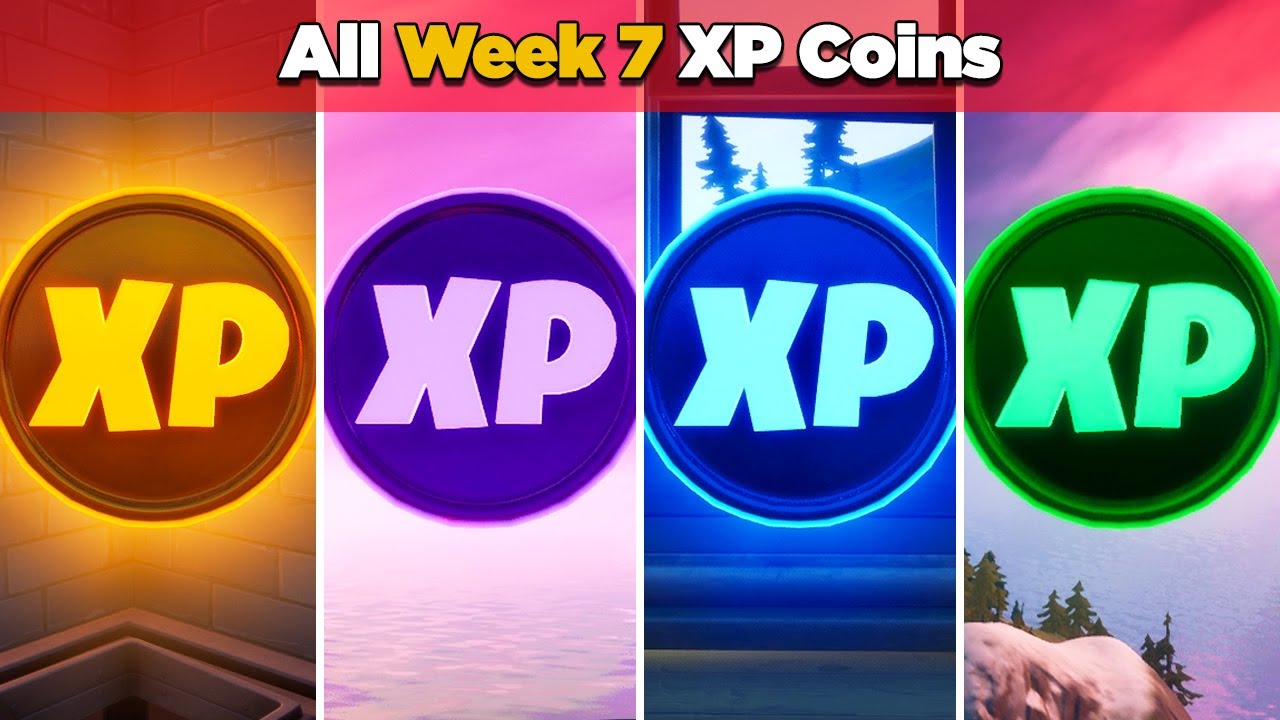 Fortnite Week 5 XP Coins - Season 4 Locations