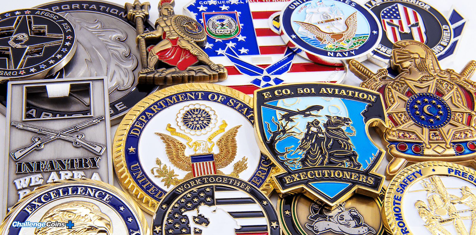 Custom Hard Enamel Challenge Coins: Design & Maker | PinMart