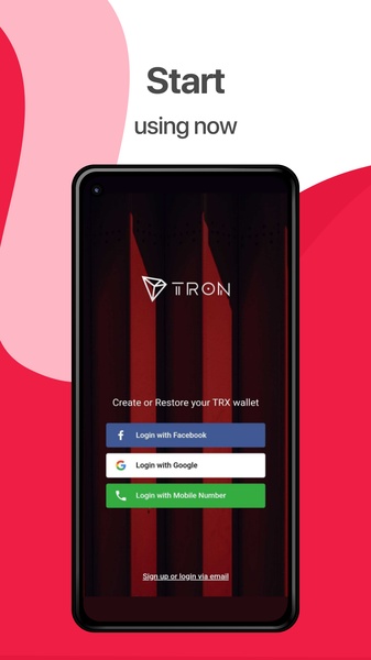 Tron Wallet. Store, send & receive TRX coin APK for Android - Download