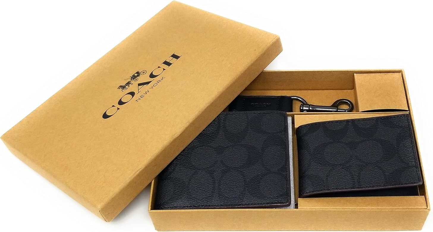 Coach Boxed 3 In 1 Wallet Gift Set In Signature Canvas – The Collections Boutique