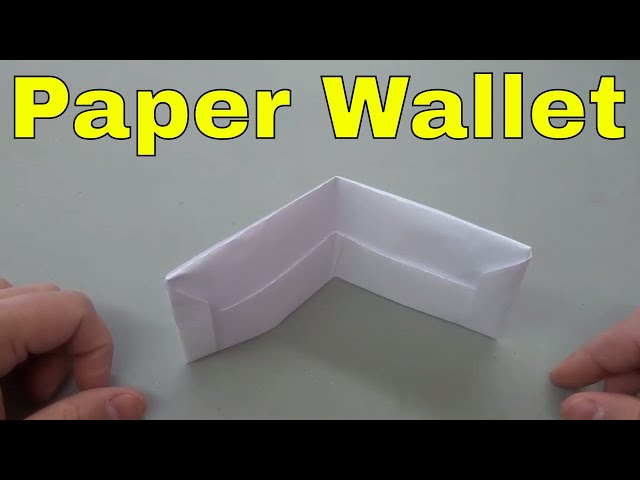 How to make origami wallet