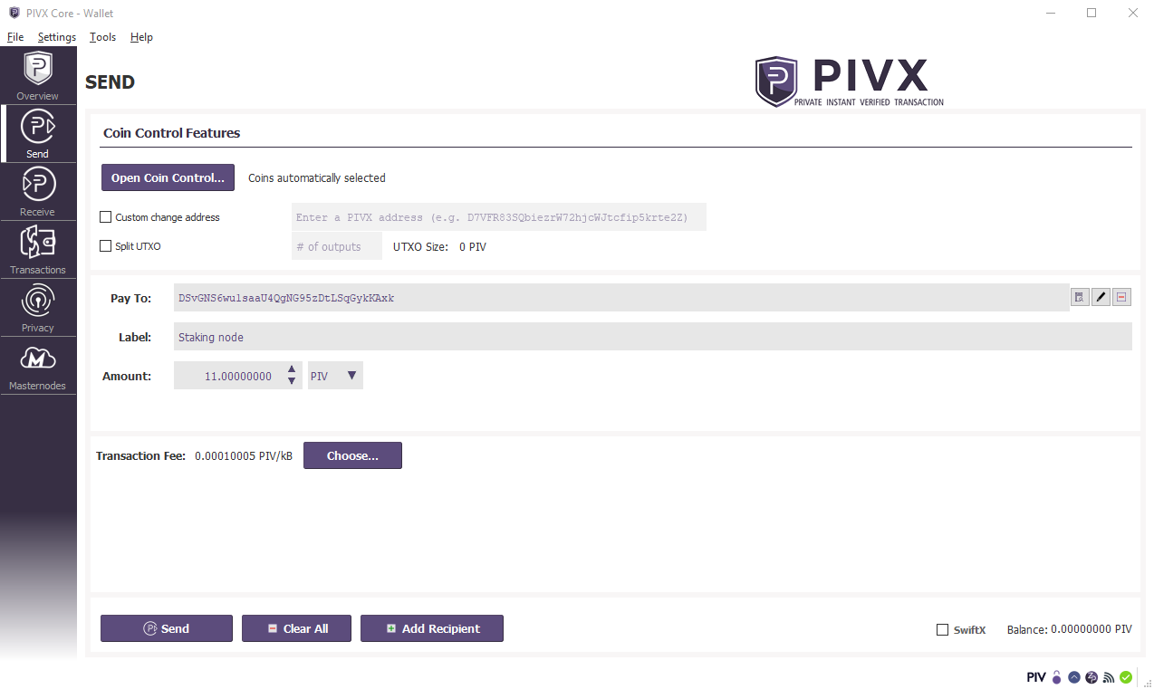 Staking PIVX. The best way to make a passive income right now.