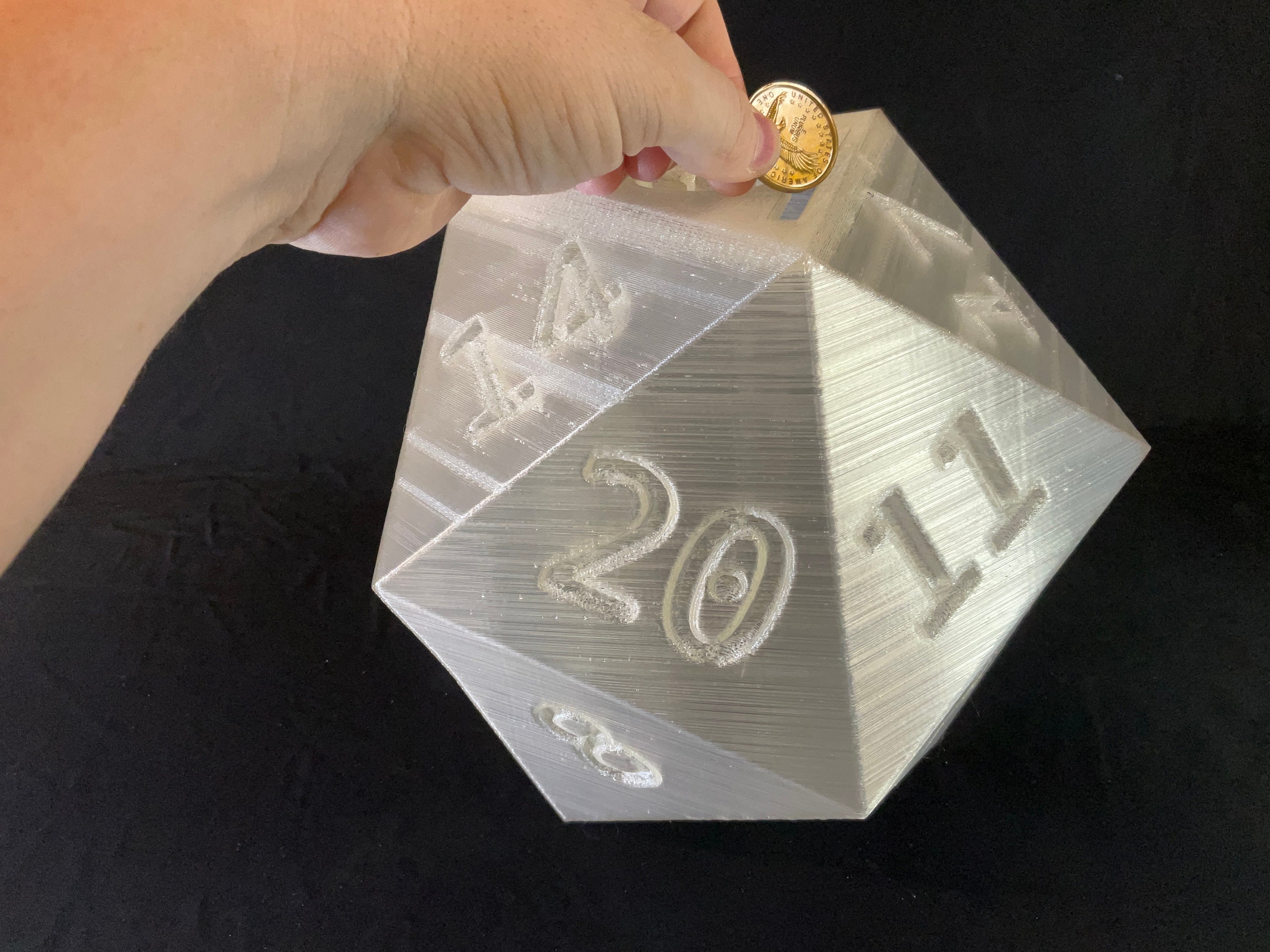 D20 Piggy Bank by BMO_FUSE | Download free STL model | helpbitcoin.fun