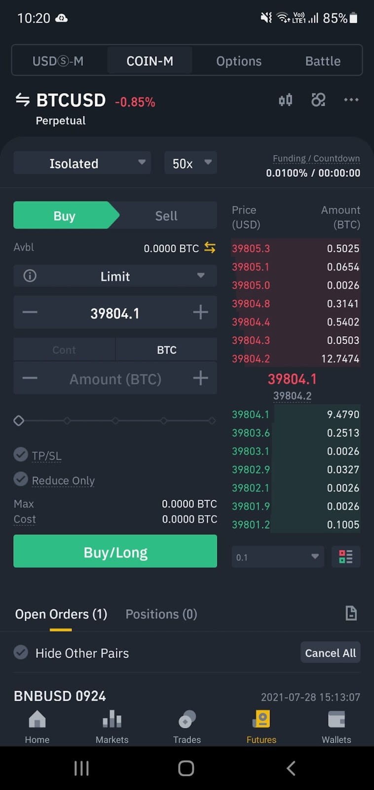 Binance API Documentation