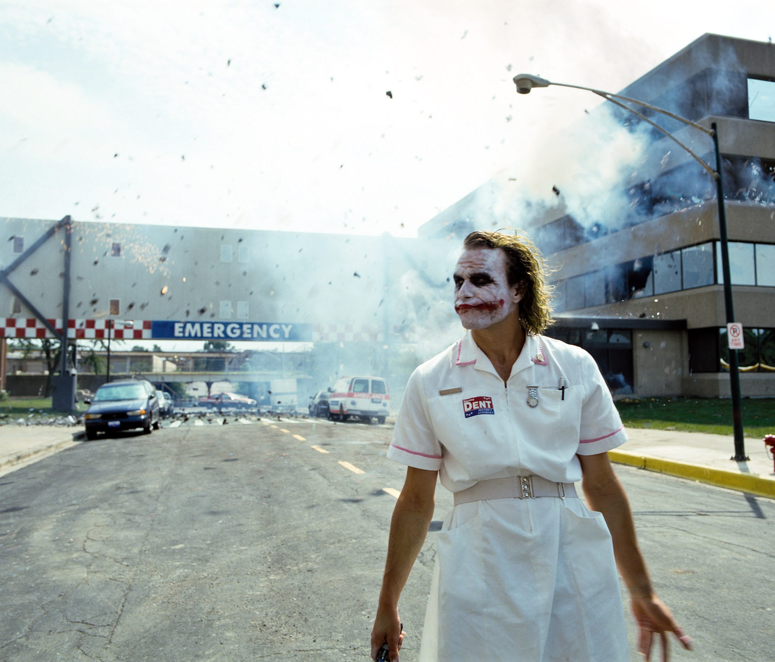 The Joker Hospital Explosion Outside (Gif) - GIF - Imgur