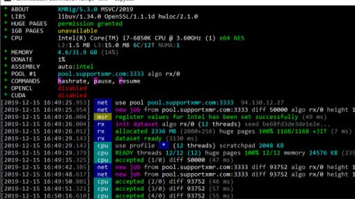 Compile and install CPUminer on Linux CentOS