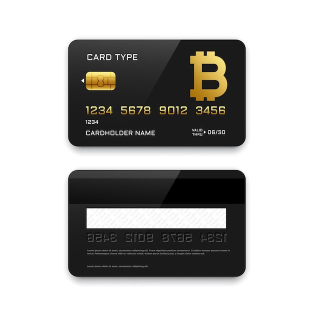 Bitcoin Business Card - Free Download on Freepik