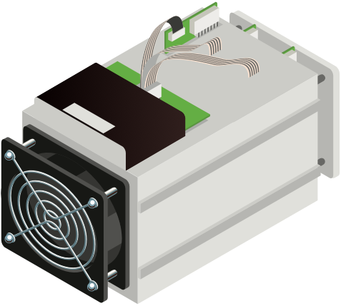 helpbitcoin.fun: AntMiner L3++ Scrypt ASIC Litecoin Miner (L3++ with PSU) : Electronics