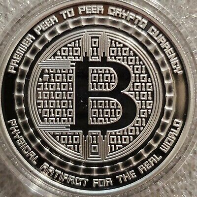 BITCOIN - 1 Oz - Silver Investment Coin