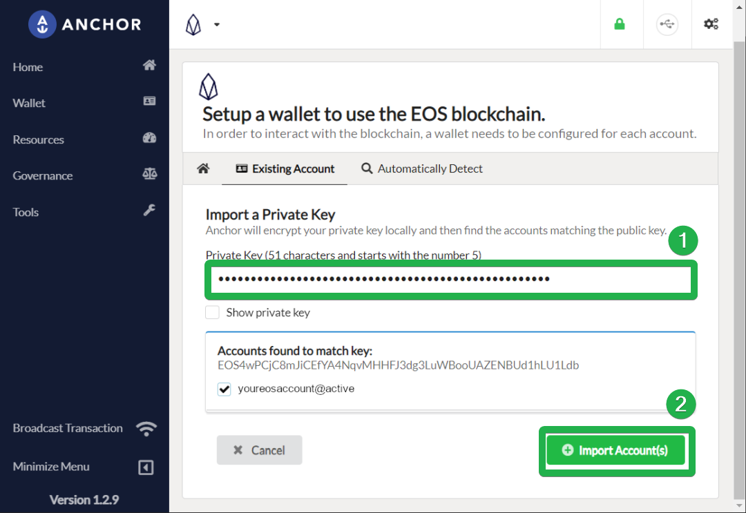 Receiving EOS in Wallet - Anchor Wallet - helpbitcoin.fun Forums