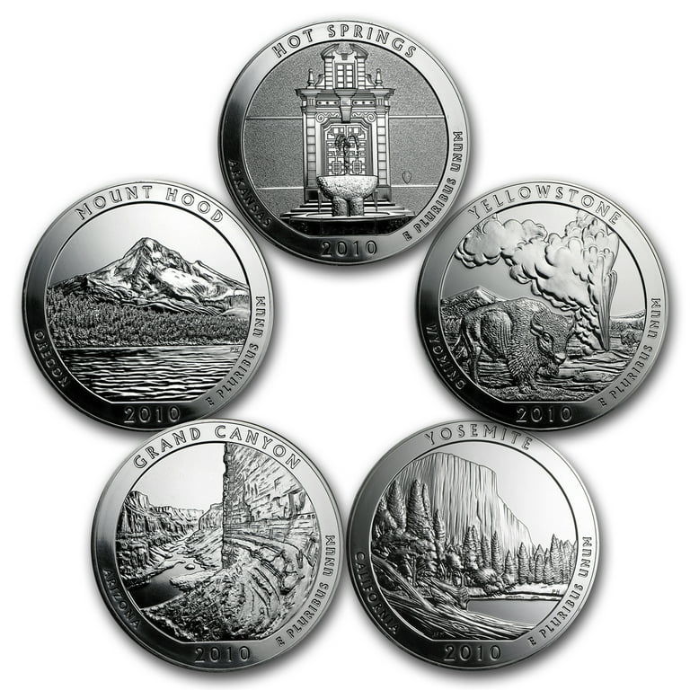 America the Beautiful 5 oz Silver Coin Mintages — Mint News Blog