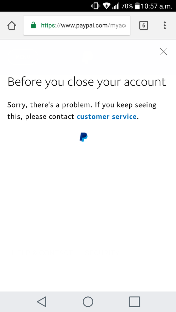 Roadblock: The PayPal account is restricted -