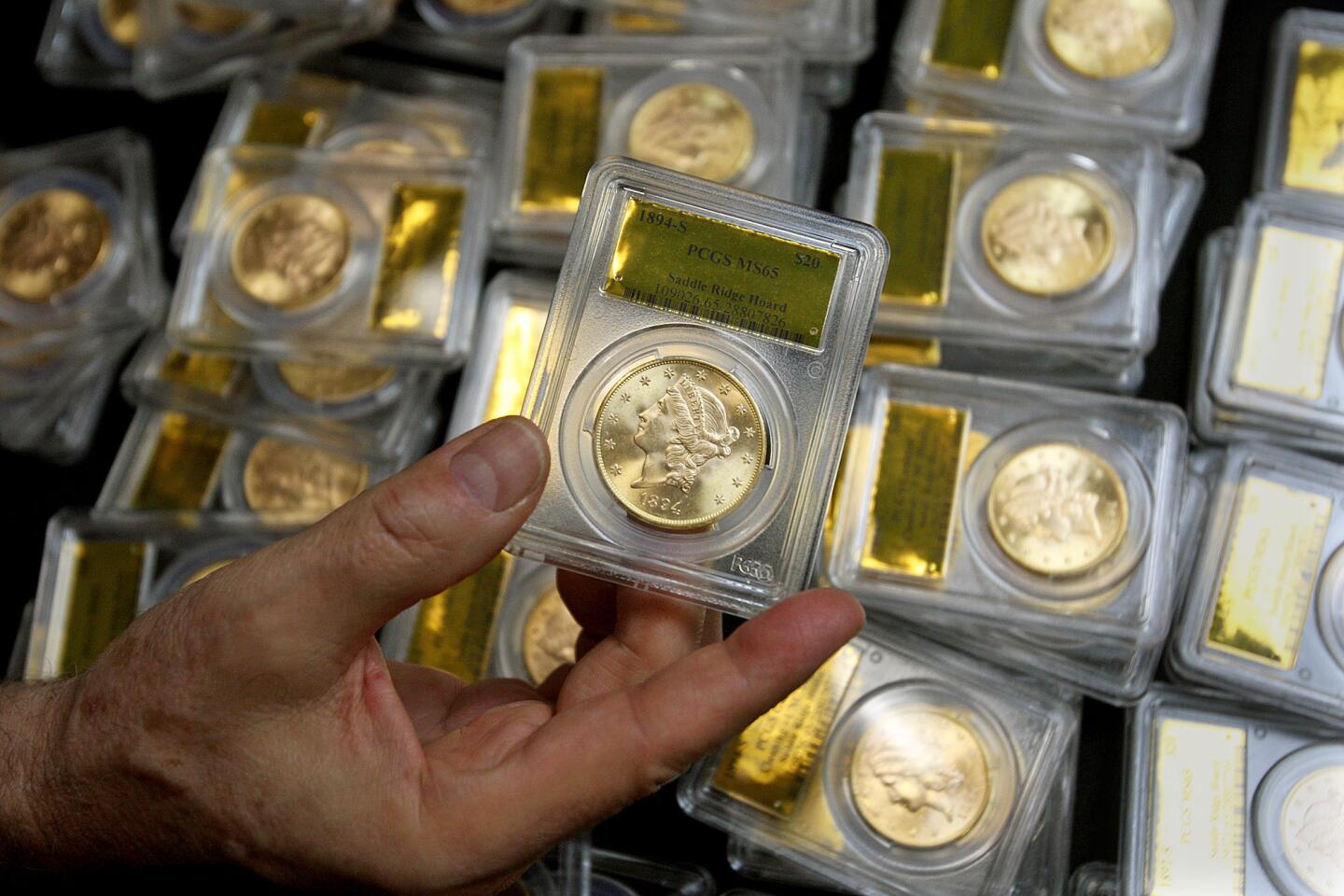 California couple uncover 'pot of gold' coins worth millions in garden | Metro News