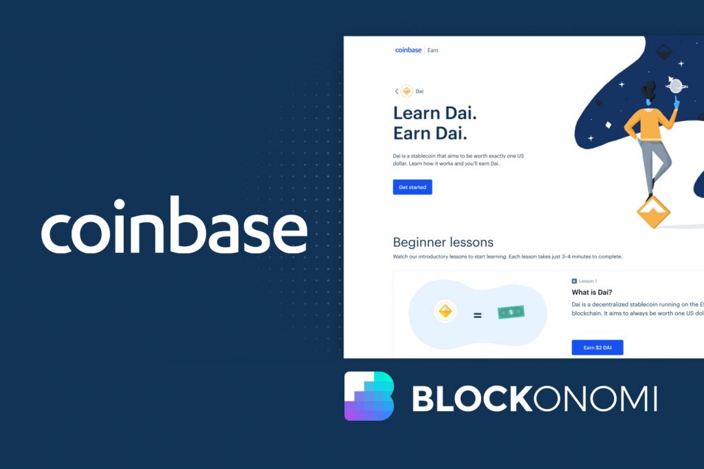 Coinbase Adds EOS to Its Crypto Education Rewards Program