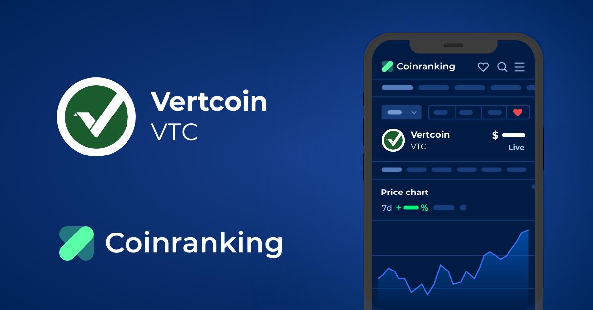 Vertcoin Price | VTC Price Today, Live Chart, USD converter, Market Capitalization | helpbitcoin.fun