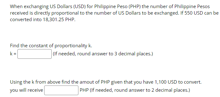 US Dollar to Philippine Peso or convert USD to PHP