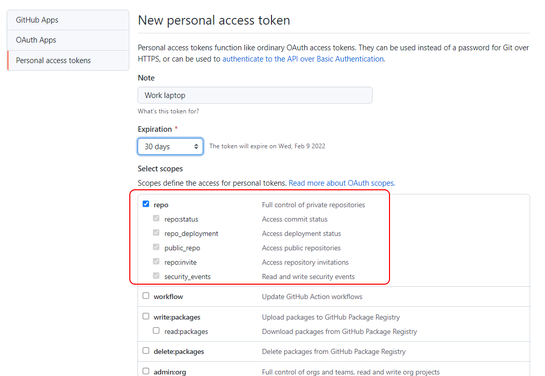 Managing your personal access tokens - GitHub Docs