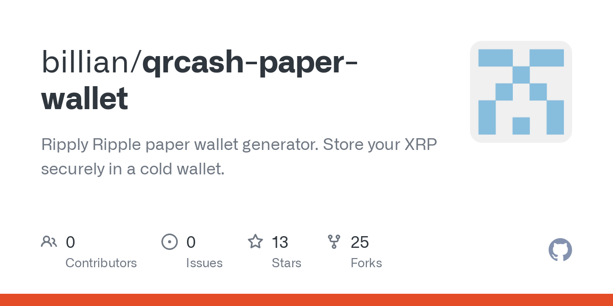 XRP paper wallet