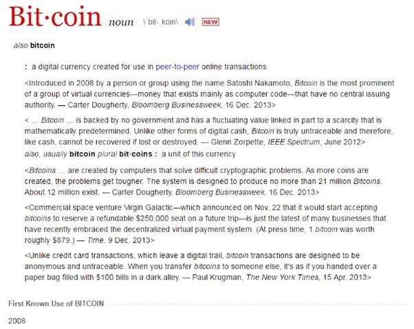 bitcoin - Wiktionary, the free dictionary